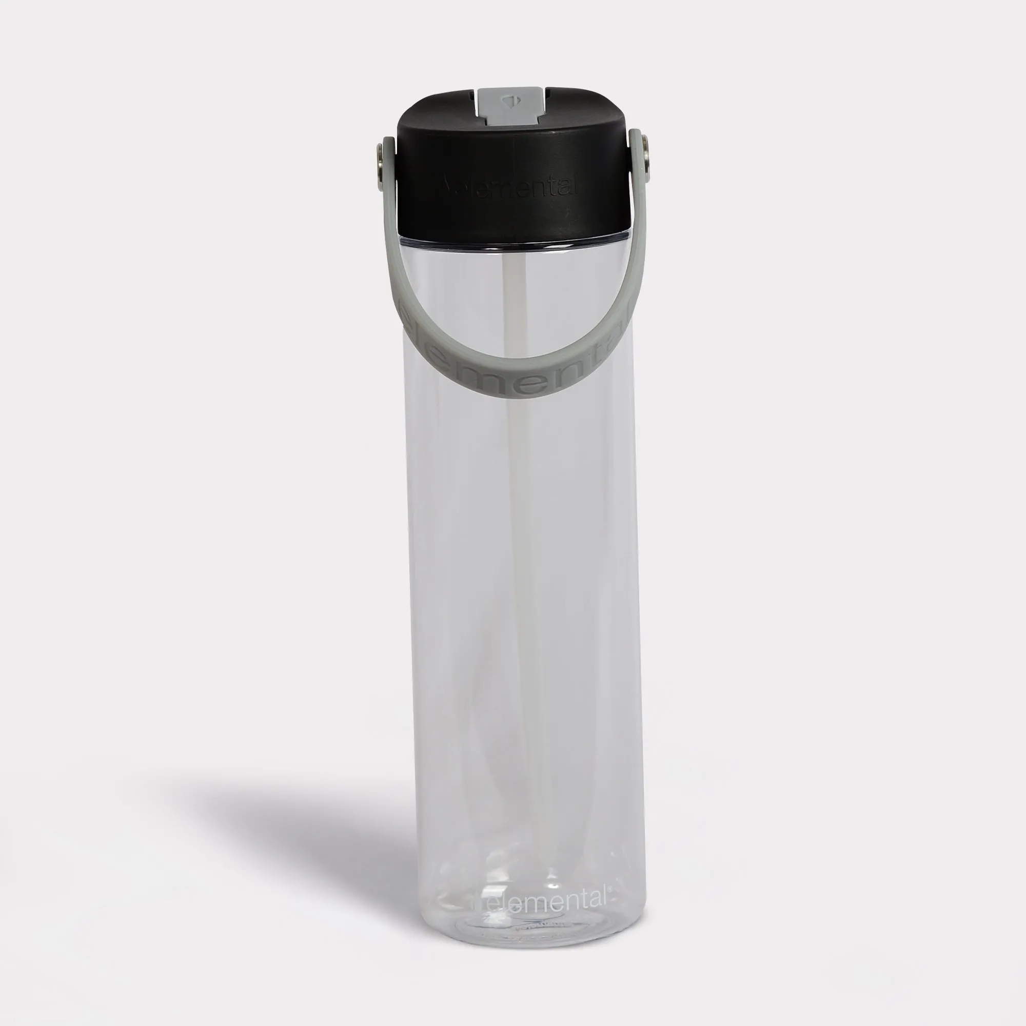 26 oz Tritan Plastic Water Bottle - Midnight Clear