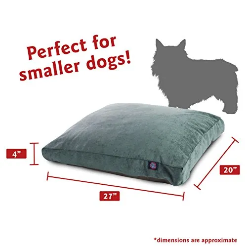 Azure Villa Collection Small Rectangle Pet Dog Bed