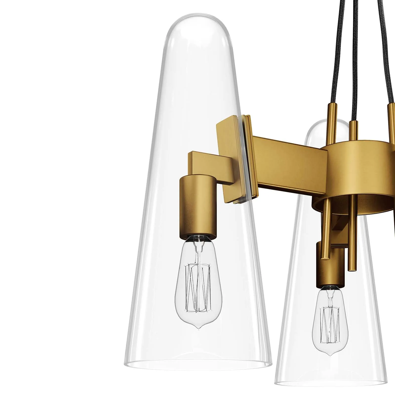 Beacon 3-Light Pendant Light by Modway