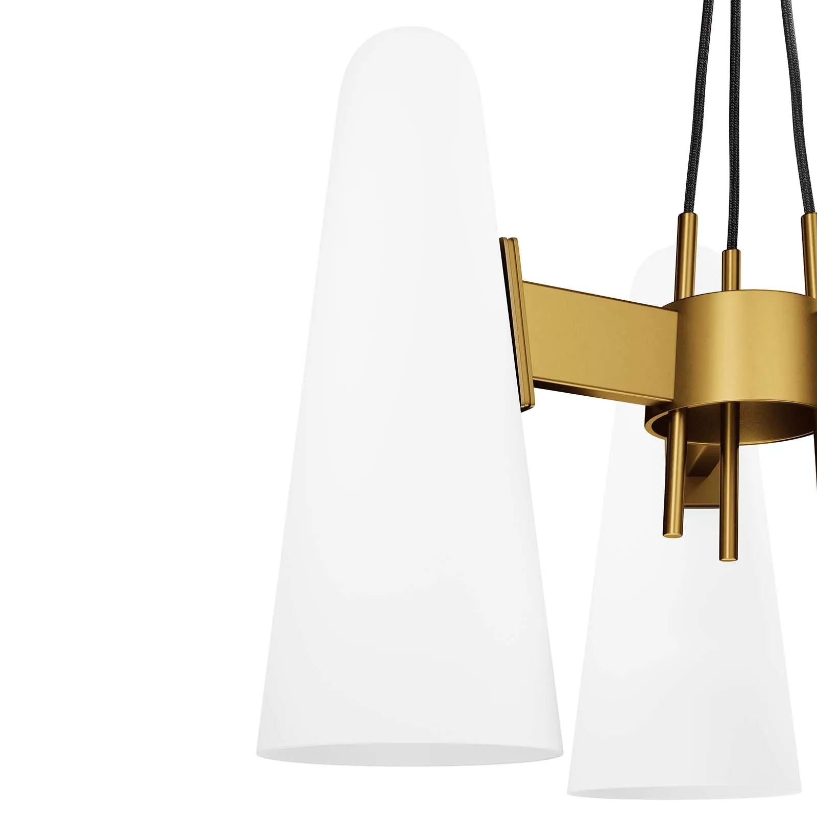 Beacon 3-Light Pendant Light by Modway