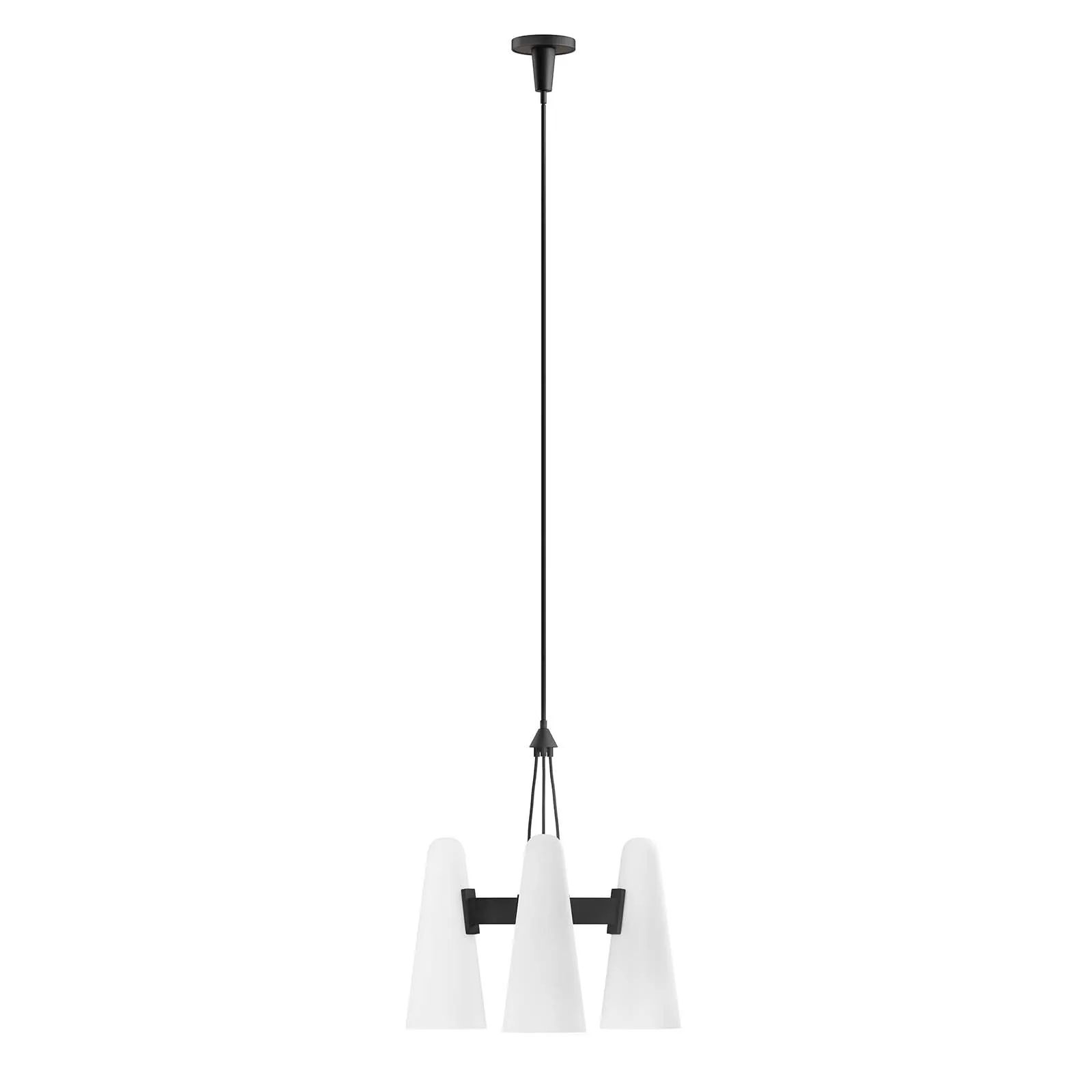 Beacon 3-Light Pendant Light by Modway