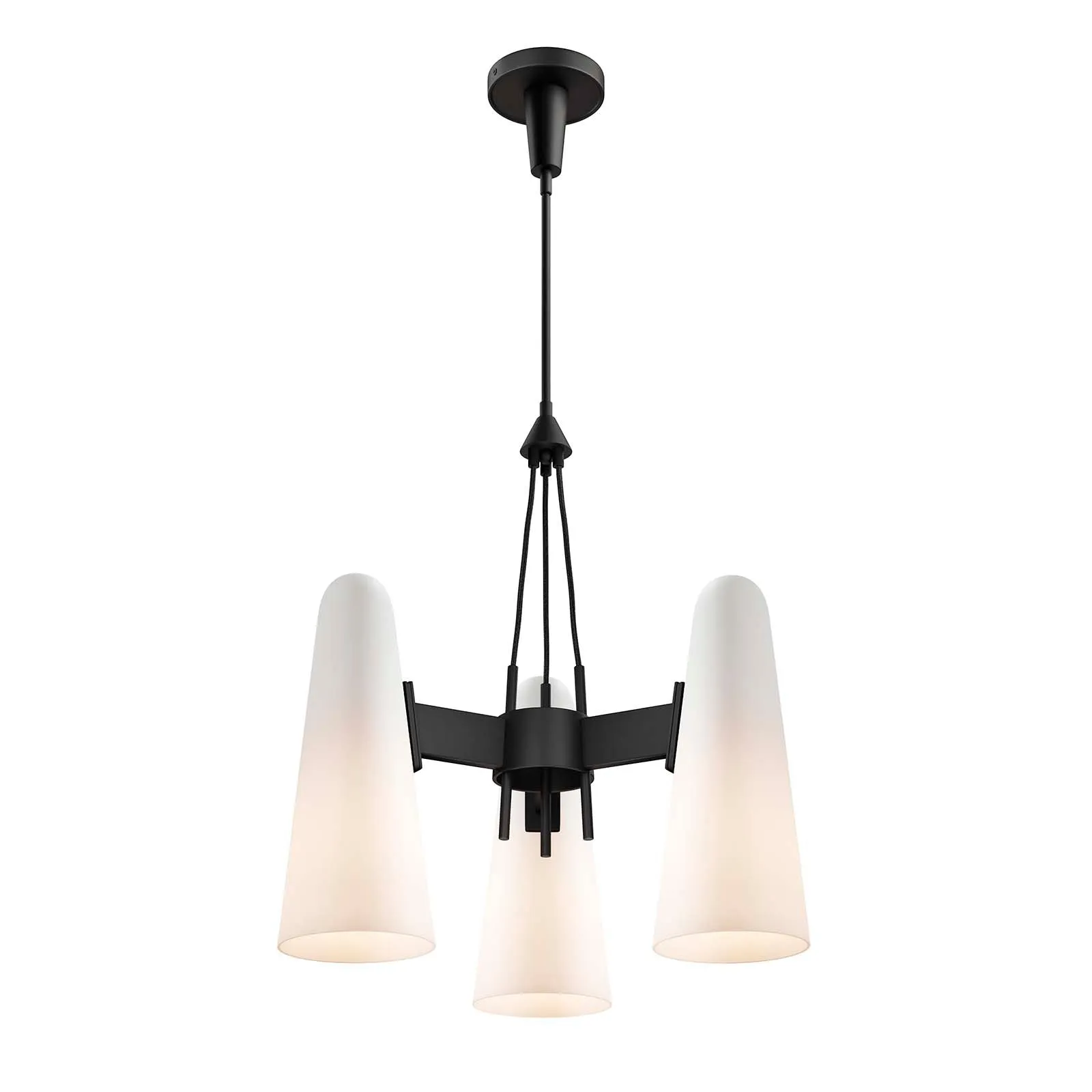 Beacon 3-Light Pendant Light by Modway