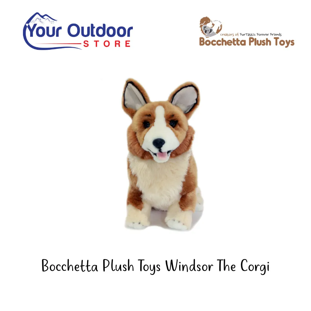 Bocchetta Plush Toys Windsor The Corgi