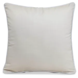 Bondi Almond Milk - 45 x 45 cm Piped Outdoor Cushion