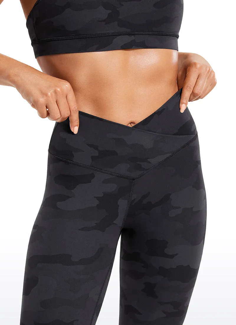 Butterluxe Yoga Leggings 25''- V Cross Waist