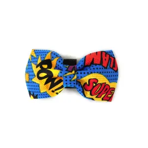 Comic / Super Hero Blue Dog Bow Tie