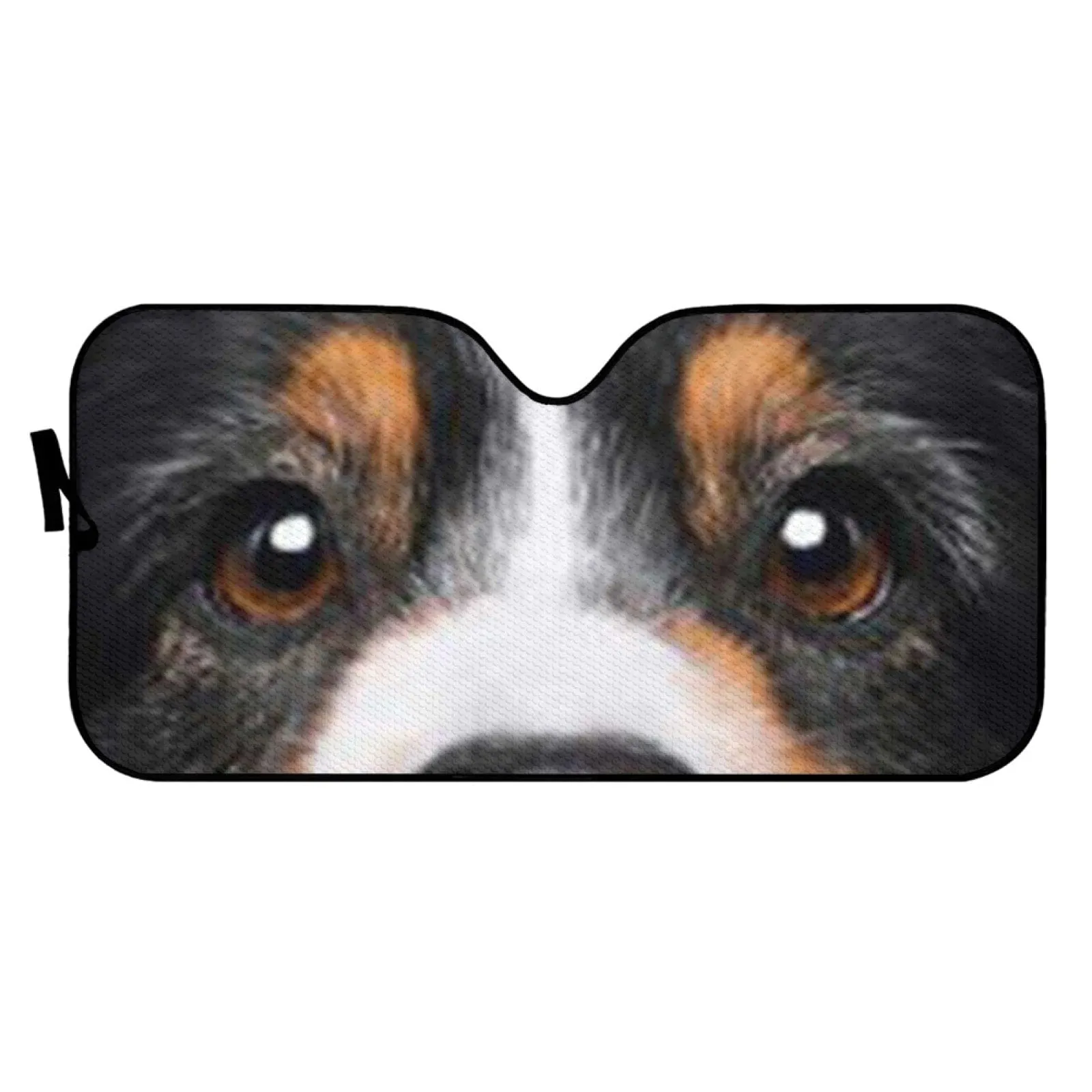 Custom Beautiful Pet Eyes Personalized Funny Car Front Windshield Sun Shade Offers Ultimate Protection for Car Interior