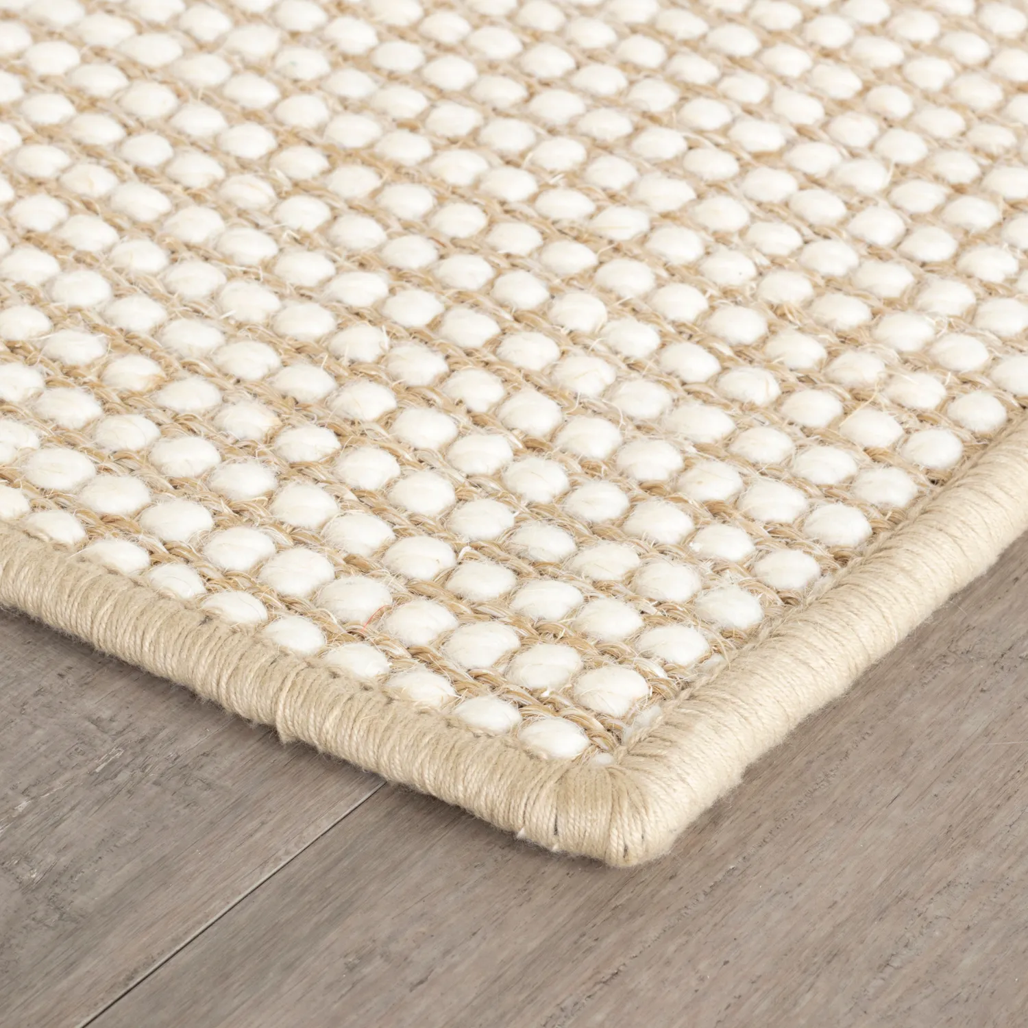 Dash & Albert Pixel Wheat Wool Rug