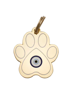 Evil Eye Paw Pet ID Tag