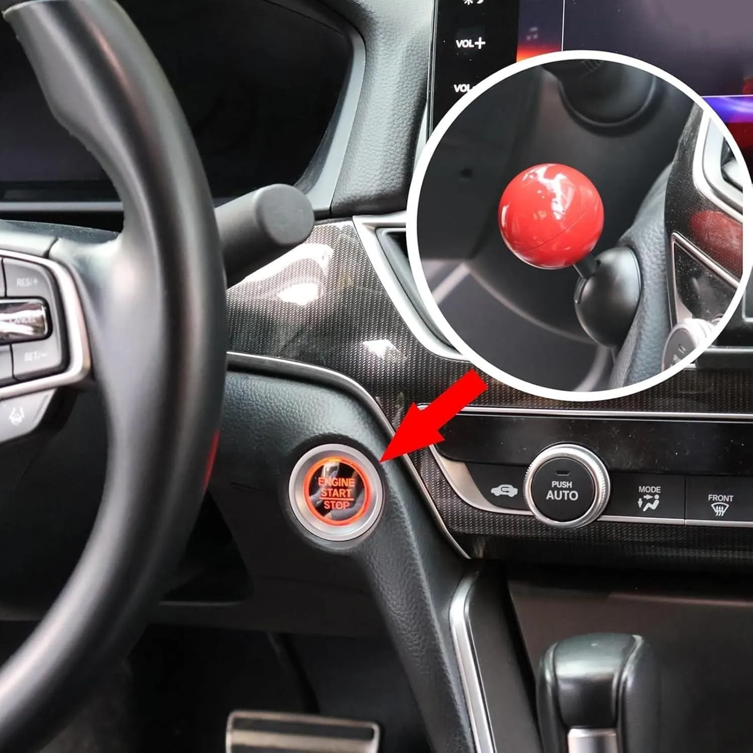 FunIgnite™️ Car Push Joystick Start Button Cover