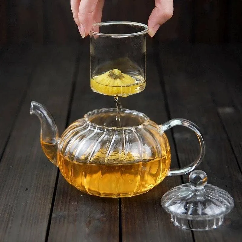 Glass Teapot With Infuser and Lid 20oz