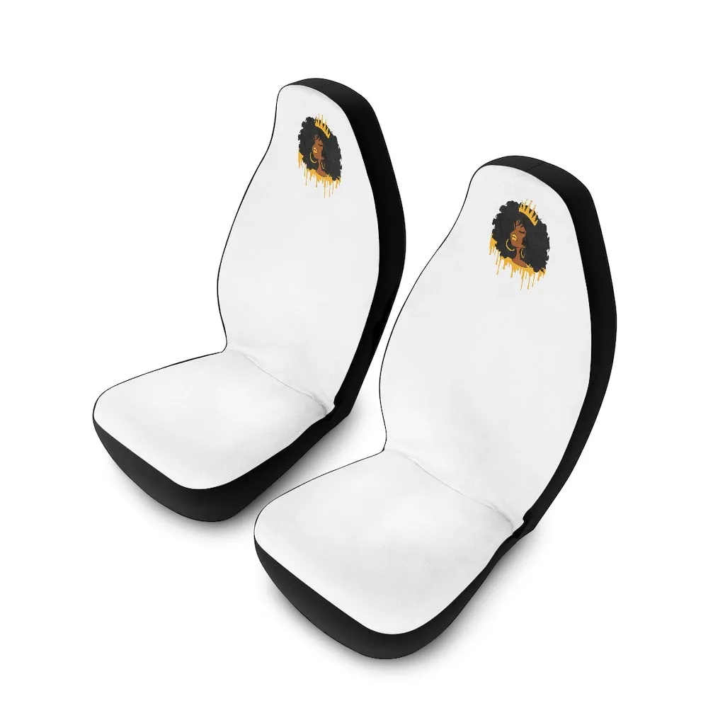 Golden Queen White Polyester Car Seat Covers