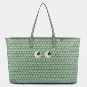 I Am A Plastic Bag Eyes Zipped Tote