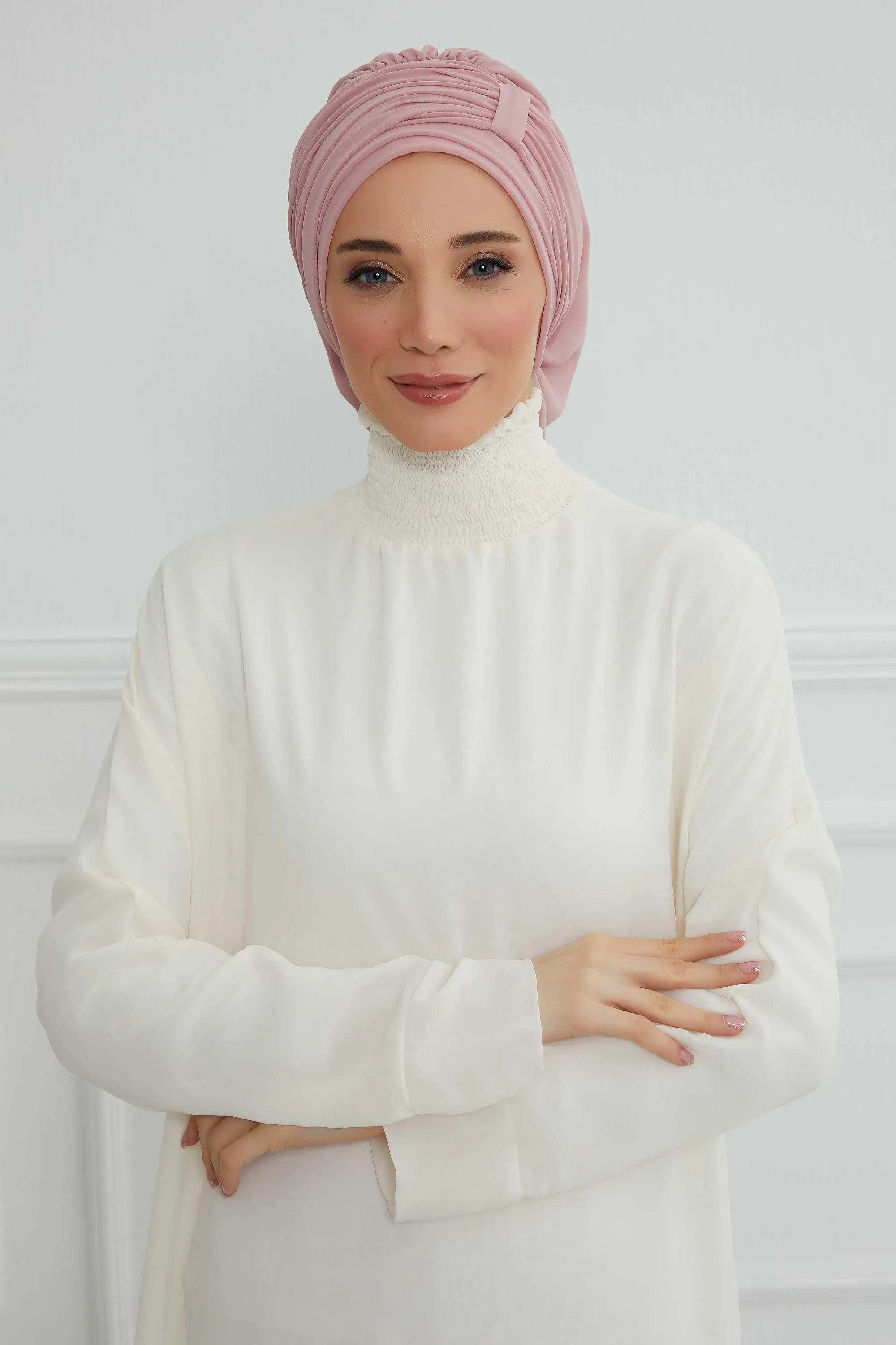 Instant Turban Chiffon Scarf Head Turbans For Women Headwear Stylish Elegant Design,HT-107