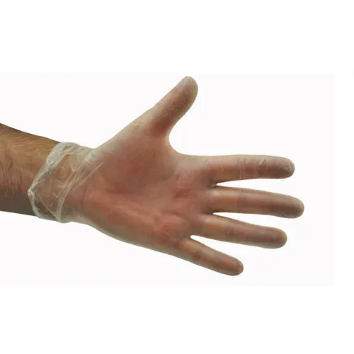 M-Series Vinyl Gloves Medium - Clear