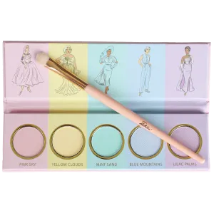 'Mid-Century Pastel Dream' Eyeshadow Palette & Brush