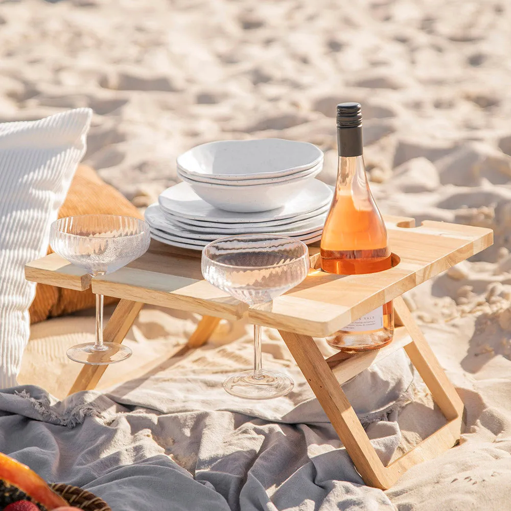 Picnic Table Acacia Wood 48x38x24cm