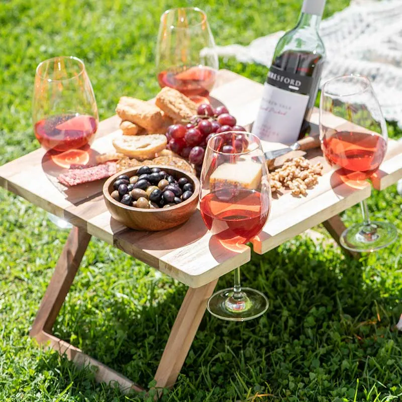 Picnic Table Acacia Wood 48x38x24cm