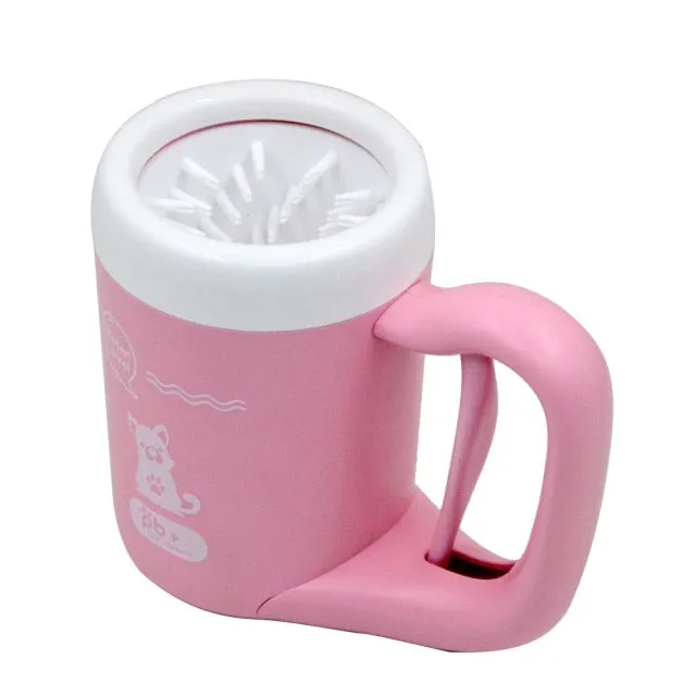 Portable Silicon Manual Dog Paw Cleaner Cup