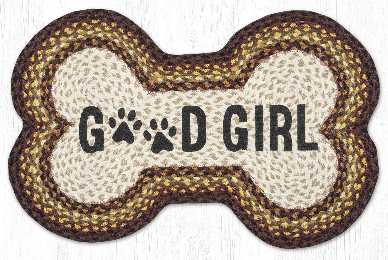 "Good Girl" Bone Rug