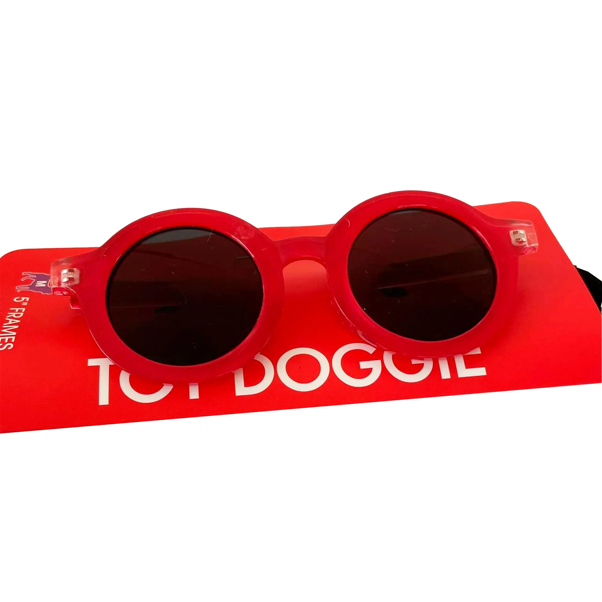 Red Pet Optic Shades | Adjustable Strap Sunglasses | Toy Doggie Brand