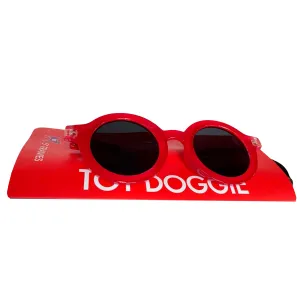 Red Pet Optic Shades | Adjustable Strap Sunglasses | Toy Doggie Brand