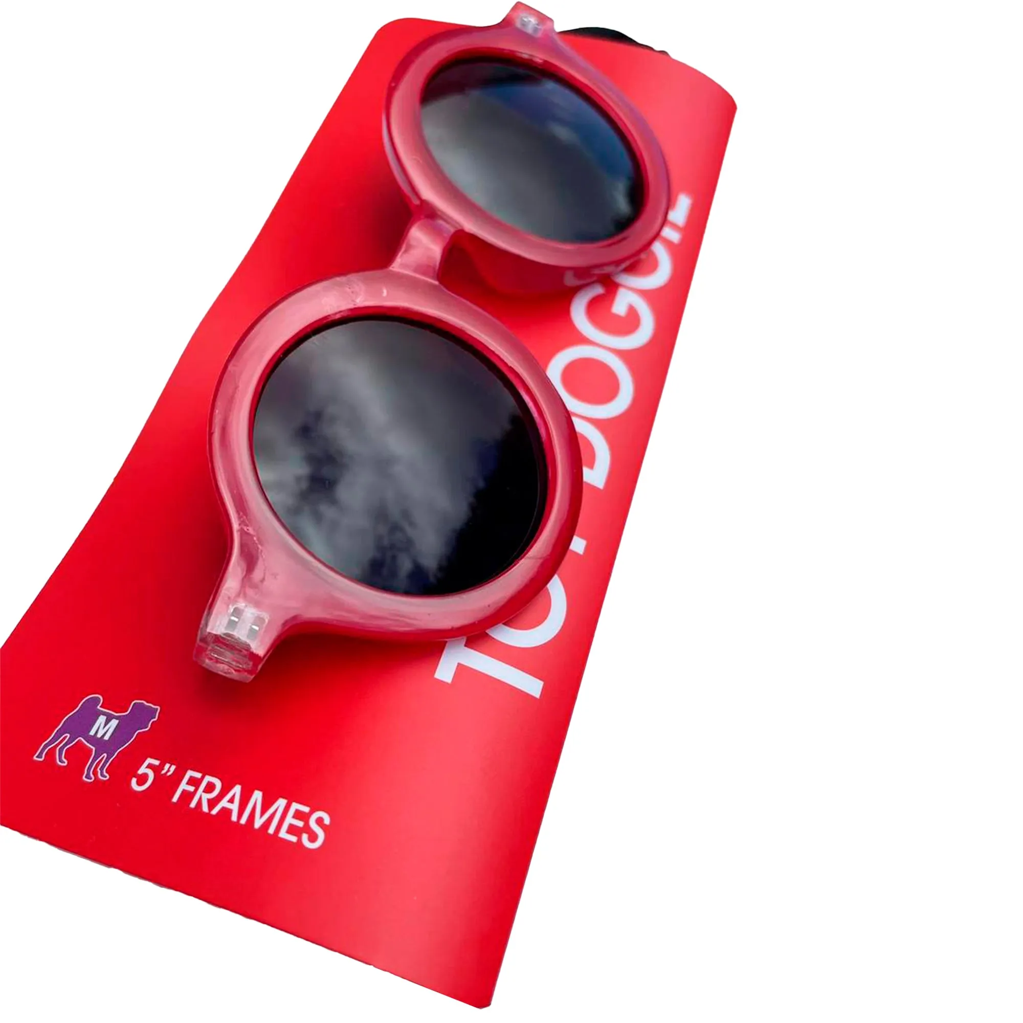 Red Pet Optic Shades | Adjustable Strap Sunglasses | Toy Doggie Brand