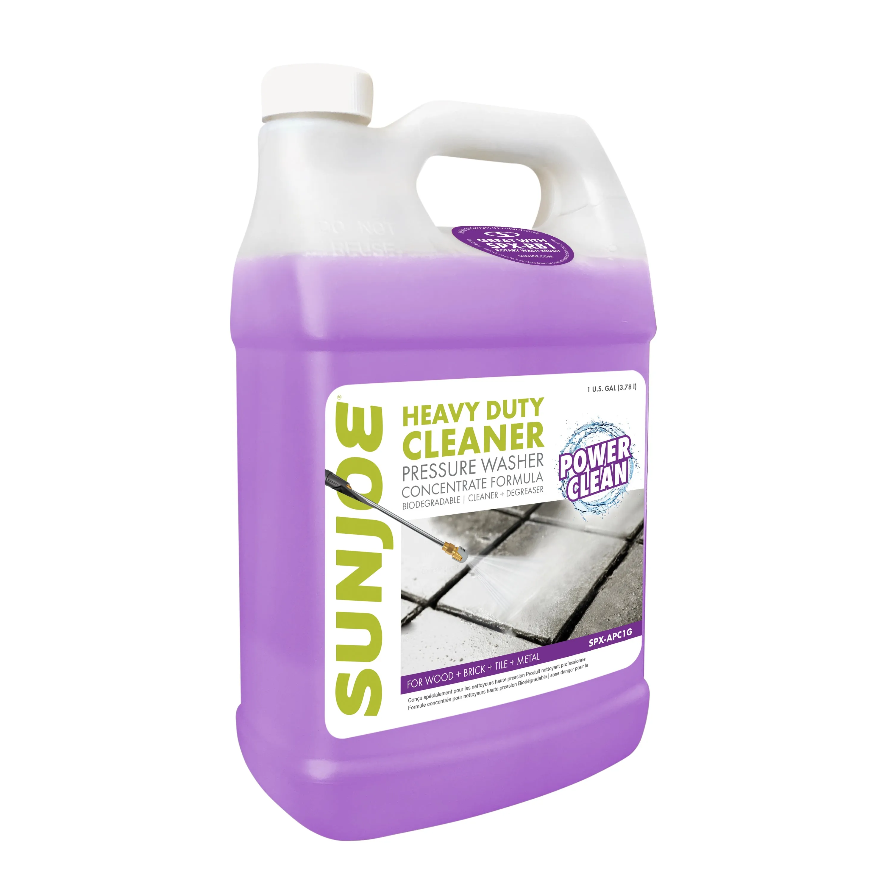 Sun Joe SPX-APC1G All-Purpose Heavy Duty Pressure Washer Rated Cleaner   Degreaser | 1 Gal.