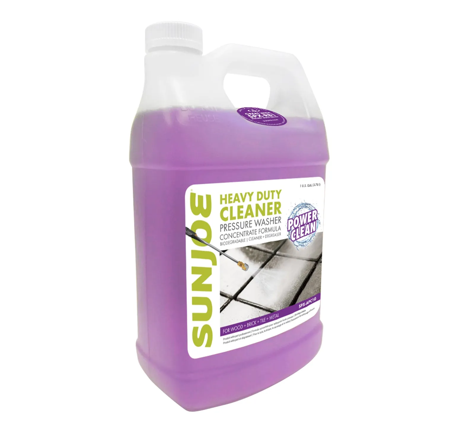 Sun Joe SPX-APC1G All-Purpose Heavy Duty Pressure Washer Rated Cleaner   Degreaser | 1 Gal.