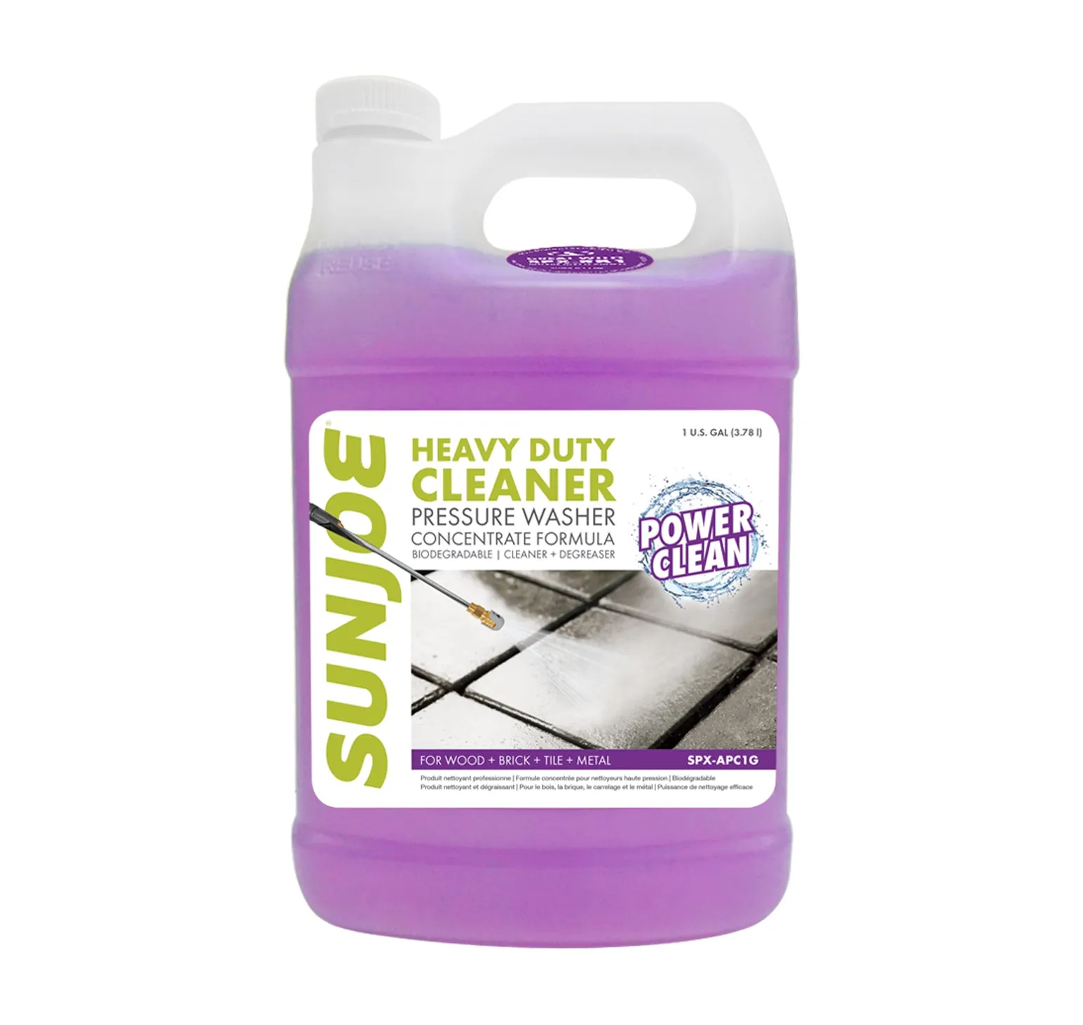 Sun Joe SPX-APC1G All-Purpose Heavy Duty Pressure Washer Rated Cleaner   Degreaser | 1 Gal.