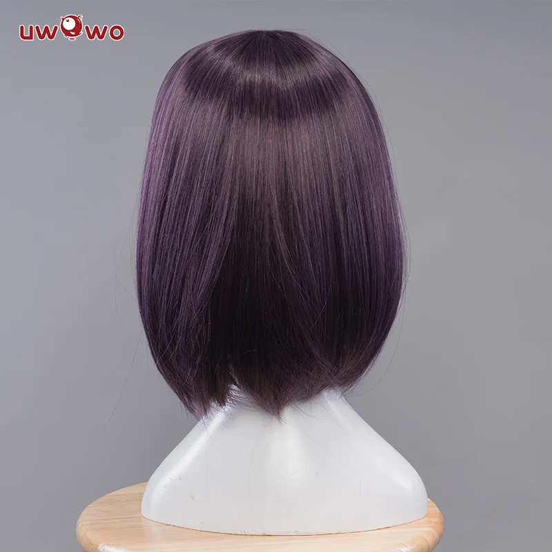 Uwowo Anime My Dress-Up Darling Marin Kitagawa Cosplay 35CM Dark Purple Hair Cosplay Wig