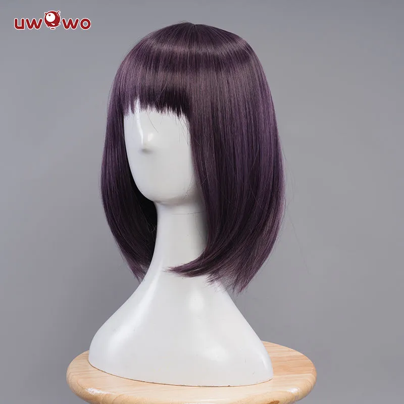 Uwowo Anime My Dress-Up Darling Marin Kitagawa Cosplay 35CM Dark Purple Hair Cosplay Wig