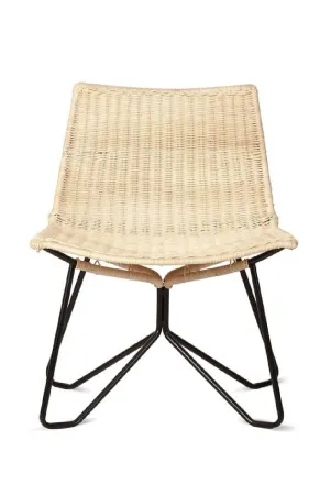 Woven Rattan Lounge Chair | Dareels Camp